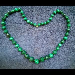 13” Malachite Stone Necklace